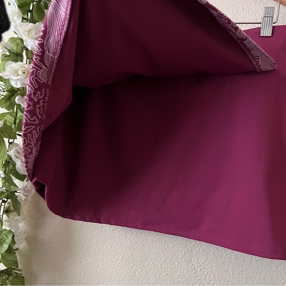 Tommy Bahama Dark Pink UPF 50 Golf Tennis Active Golf Skort Skirt - Picture 6 of 11